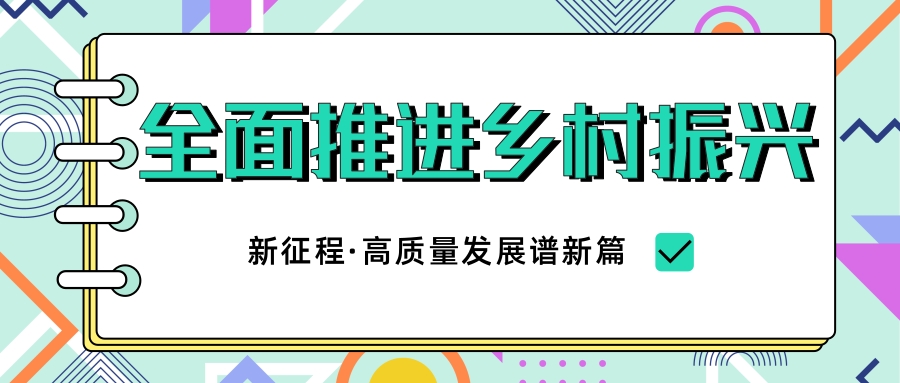全面推進鄉村振興(新征程·高質量發展譜新篇)