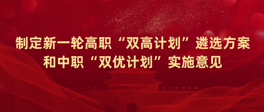 教育部職成司司長陳子(zǐ)季:制定新一(yī / yì /yí)輪高職“雙高計劃”遴選方案和(hé / huò)中職“雙優計劃”實施意見